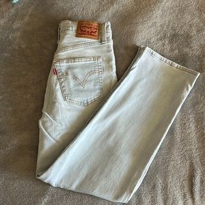 Levis Ribcage Straight Ankle Jeans